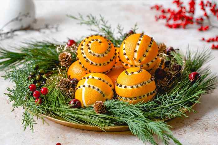 How to make orange decoration