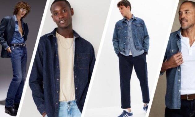 Denim shirt dress mens A versatile and stylish addition to any wardrobe