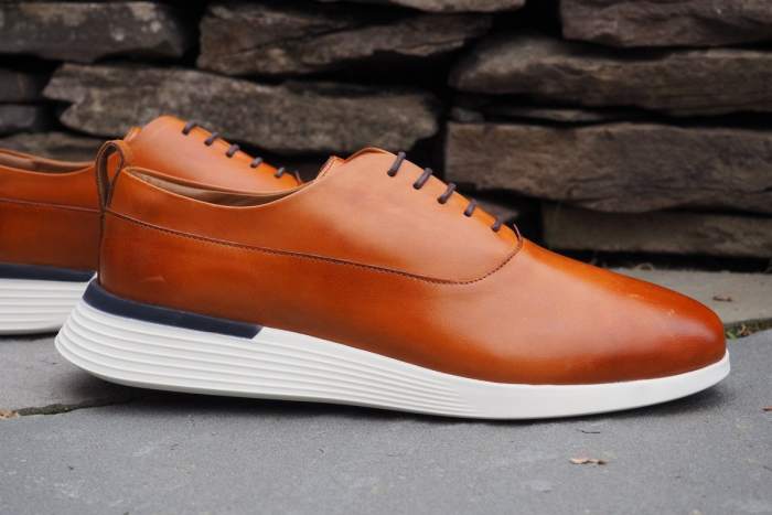 Mens dress shoe sneaker hybrid