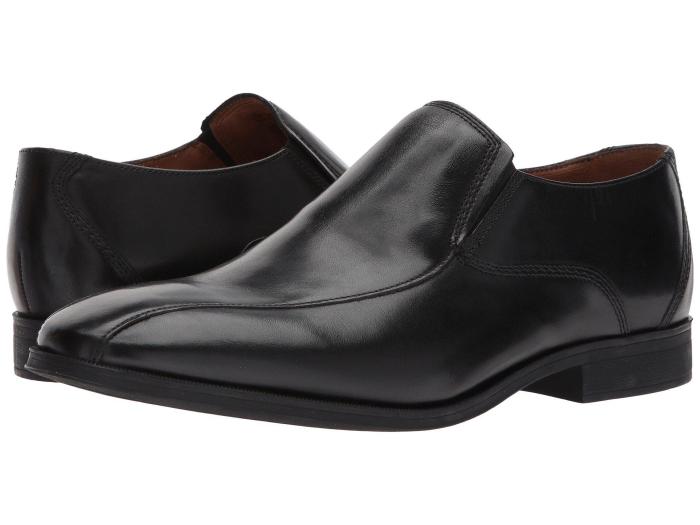 Mens leather dress shoes black