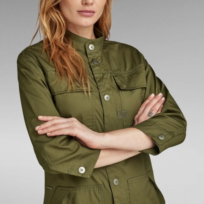 Green dress shirt women's