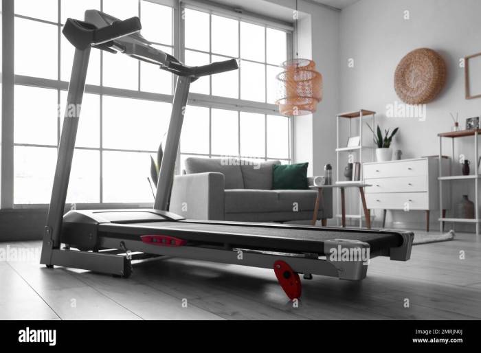 How to decorate a room with a treadmill