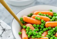 How to cook peas and carrots qourmet style