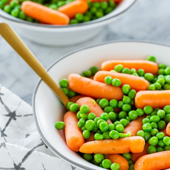 How to cook peas and carrots qourmet style