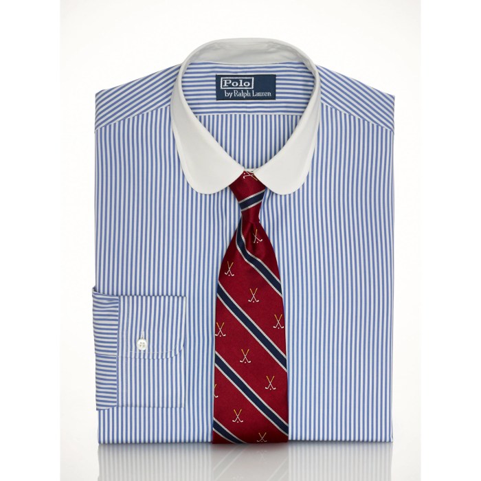 Men's club collar dress shirts