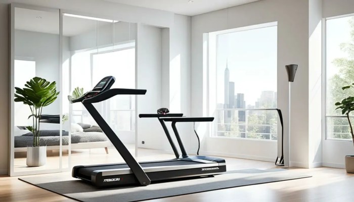 How to decorate a room with a treadmill